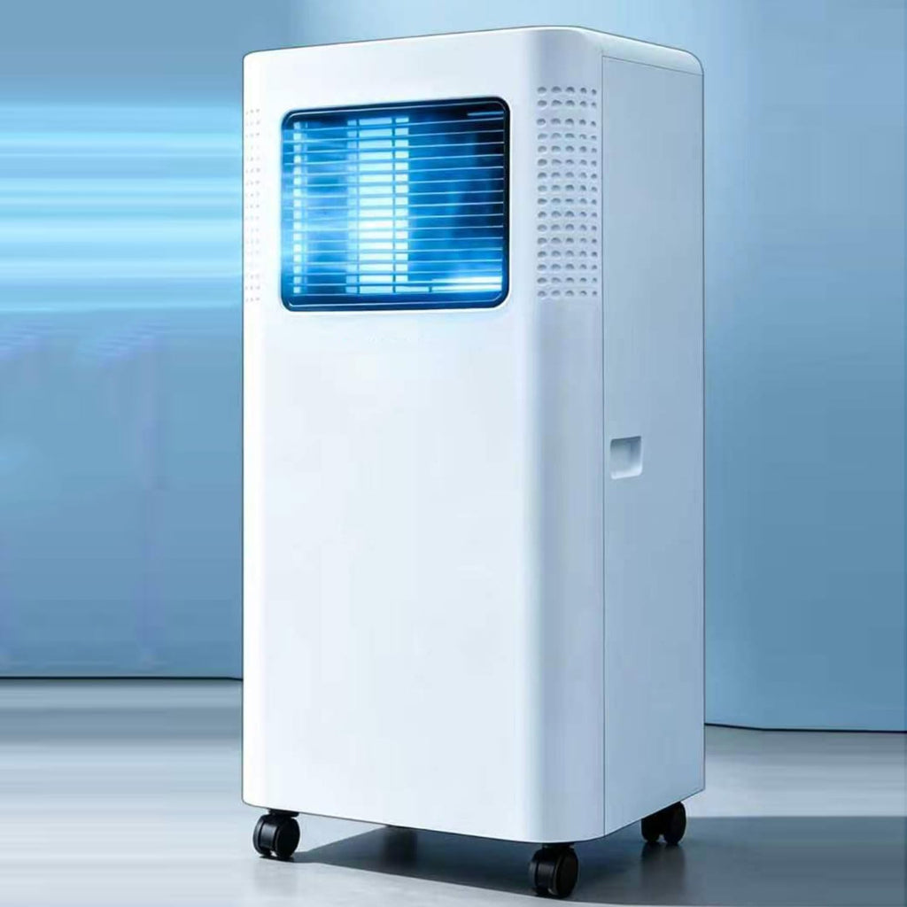  Climatiseur Portable Pour 300 Sq.Ft, Unité Intelligente AC Silencieuse Avec Déshumidificateur, Mode Veille, Télécommande, Minuterie 24H, Idéal Pour Chambre à Coucher, Bureau, Appartement