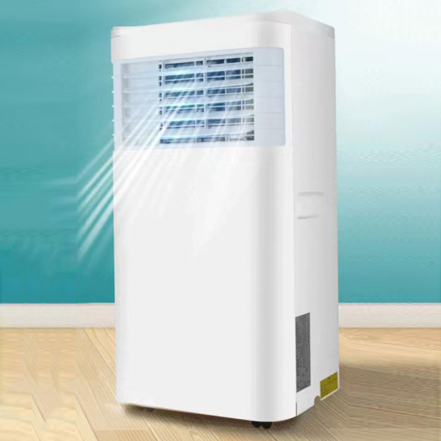  Unité De Climatisation Portable Avec Ventilateur, Déshumidificateur Et Télécommande, Refroidit Jusqu'à 350 Sq.Ft, Kit D'installation De Fenêtre Complet, Idéal Pour La Chambre à Coucher Et Le Bureau