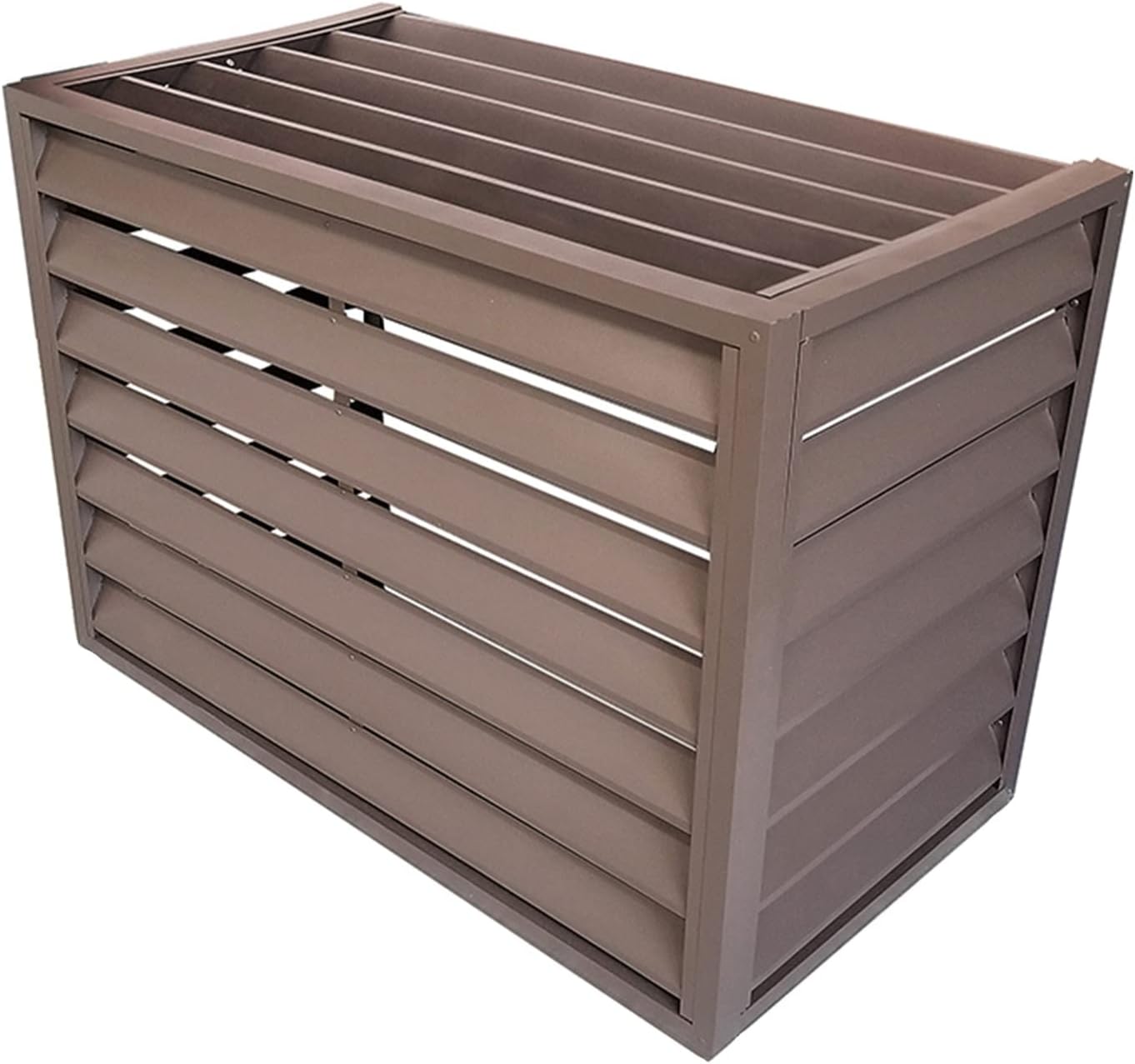 GENERIC Housse De Protection Décorative Pour Climatiseur Extérieur, Protection Contre Les Intempéries, Pour Unités Centrales De Climatisation Et Poubelles - Résistante Aux UV Et Imperméable