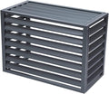  Panneau De Clôture De Confidentialité, écran Extérieur En Alliage D'aluminium, Couvercle De Climatisation, Clôture De Poubelle Extérieure, Clôture De Cache-climatiseur, Clôture De Support De