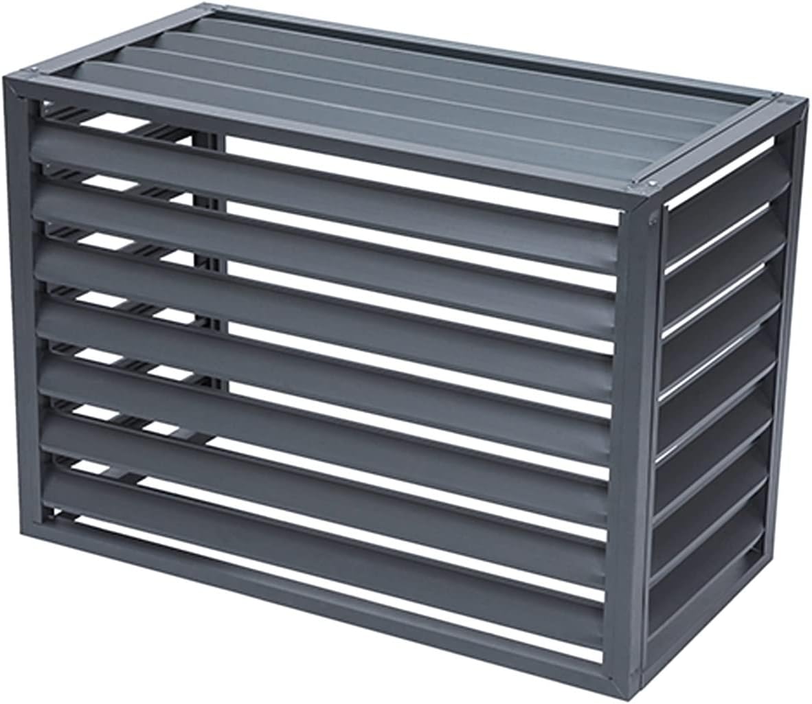  Panneau De Clôture De Confidentialité, écran Extérieur En Alliage D'aluminium, Couvercle De Climatisation, Clôture De Poubelle Extérieure, Clôture De Cache-climatiseur, Clôture De Support De