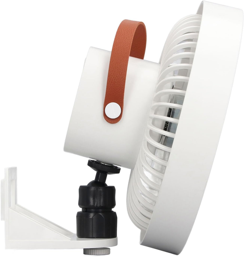  Haofy Petit Ventilateur Oscillant Mural Avec Télécommande, Veilleuse 3 Vitesses, Idéal Pour Chambre à Coucher, Bureau, Garage