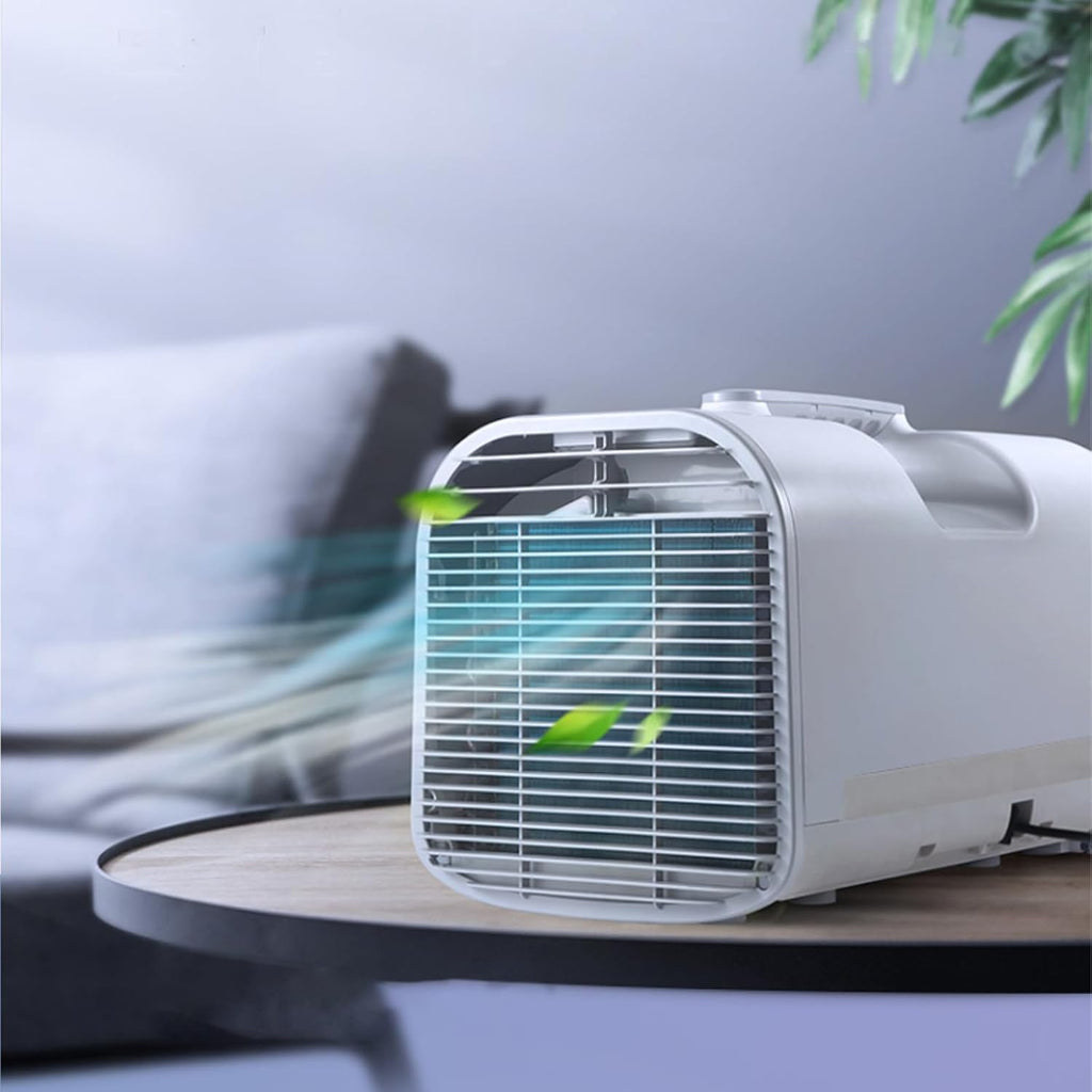  Mini Unité De Climatisation Portable 5100 BTU Avec Déshumidificateur, Refroidisseur énergétique 600W Pour Les Tentes, VR, Camping Et Petites Chambres, Télécommande Bluetooth, Conception Compacte Pour