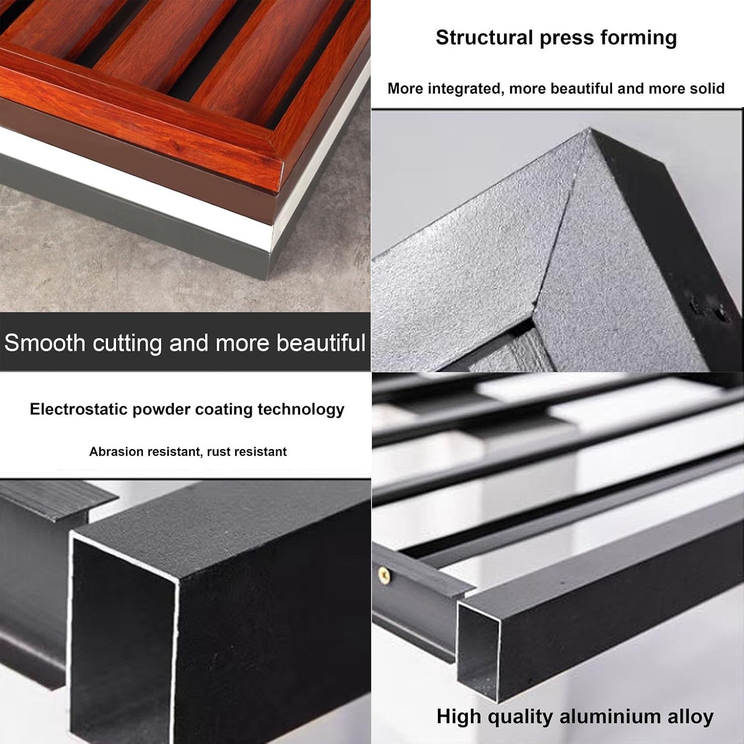 GENERIC Mini Couvercle En Aluminium Robuste Pour L'extérieur - Protection Antivol Pour Radiateur - Réduction Du Bruit - Parfait Pour Cacher Les Climatiseurs - Design Résistant Aux Intempéries