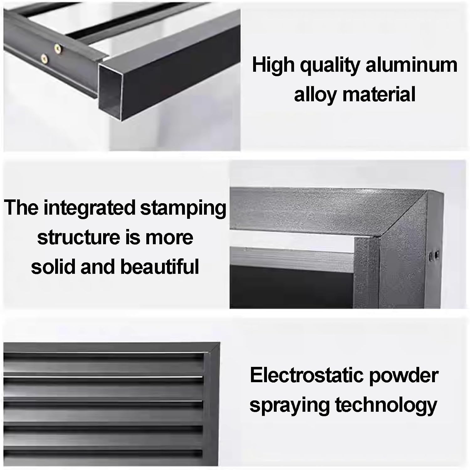 GENERIC Housse De Protection En Aluminium Pour Climatiseur Et Clôture De Confidentialité Décorative Pour Extérieur - Condensateur CA - Pour Pompe à Chaleur - Design Résistant Aux Intempéries