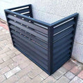GENERIC Housse De Climatiseur D'extérieur Résistante Aux Intempéries - Barrière Décorative En Aluminium - Protection Contre Le Bruit Pour Climatiseurs - Protection Toutes Saisons