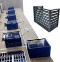  Housse De Protection Décorative Pour Climatiseur Extérieur, Clôture D'intimité En Aluminium Toutes Saisons, Pour Unités Centrales De Climatisation Et Poubelle, Solution De Couverture Extérieure