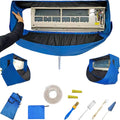  Kit Bâche Nettoyage Climatisation Mini Split, Couverture Complète Housse De Protection Étanche Pour Nettoyage Clim Mural Maison (Petite Taille)