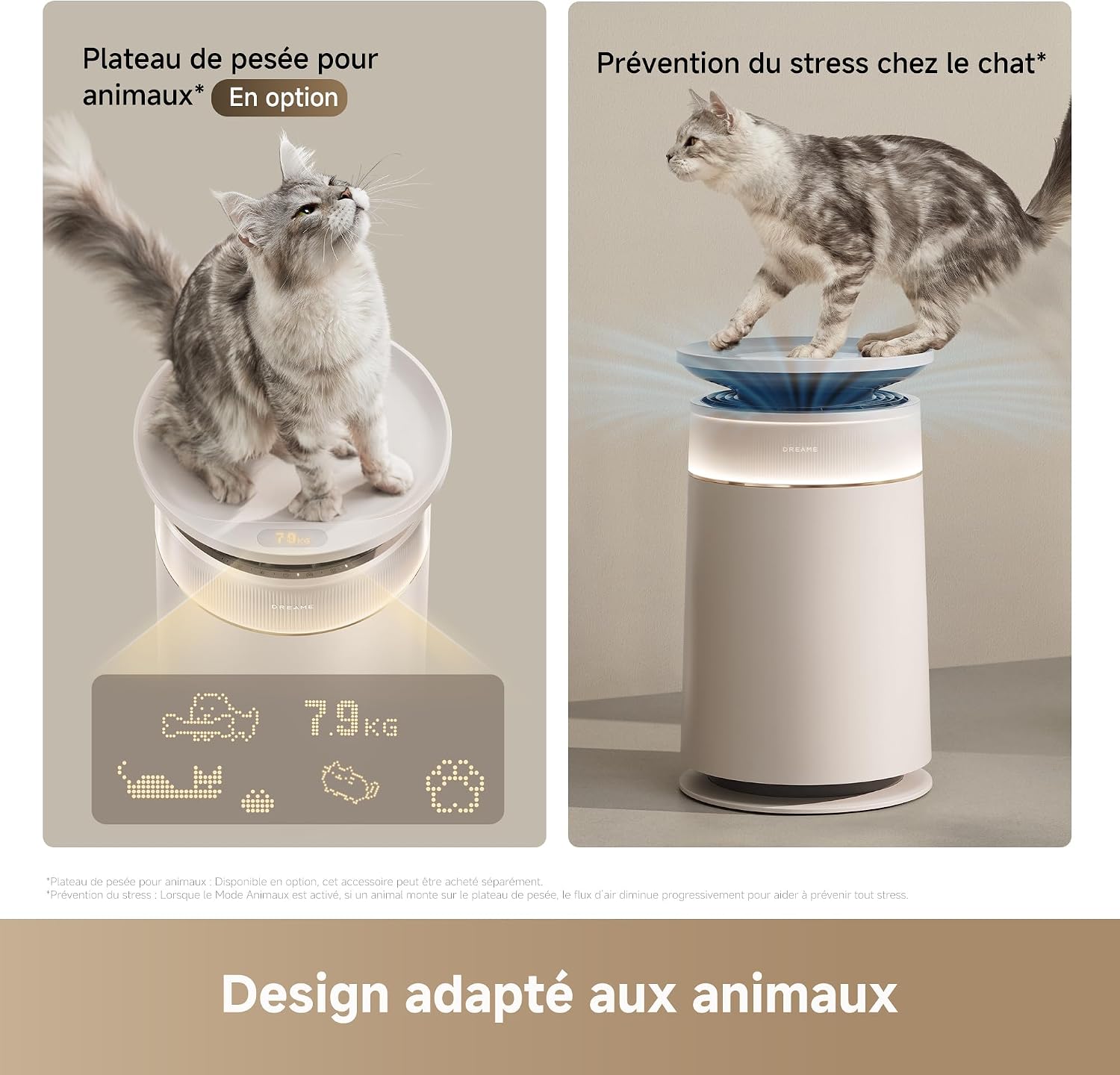  DREAME FP10 Purificateur, Autonettoyage Actif, LoopBoost, Nettoyage 360°, Double Action CataFresh, Filtration 6 Couches, Spécial Animaux, Design Technologique