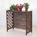  Housse De Protection Antivol Pour Climatiseur, Toutes Saisons, Protection De Confidentialité Pour Clôture Extérieure, Support Pour Plantes Pour Balcon De Jardin, étanche à L'eau Et à La Poussière