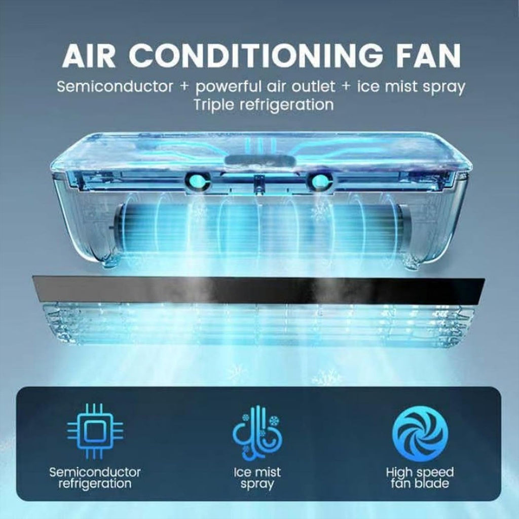  Rafraîchisseur D'air, Climatiseurs Portables, Ventilateur Rafraîchissant, Rafraîchisseur D'air à 3 Vitesses Avec Chargeur Sans Fil, Rafraîchisseurs De Airs Par évaporation Pour Chambre, Camping-car