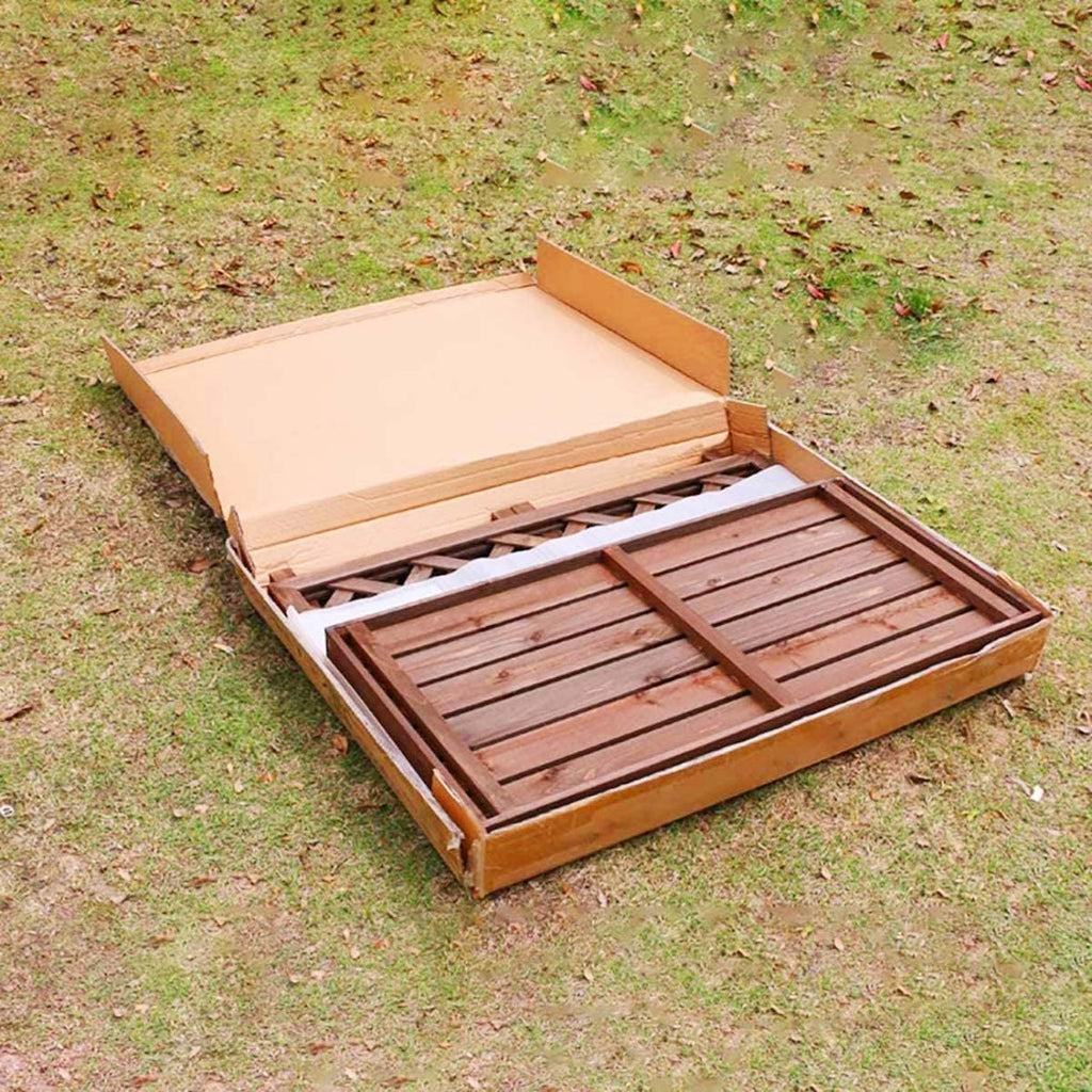  Housse En Bois Massif Pour Climatiseur – Volet De Protection Pour Pompe à Chaleur – Grille De Climatisation élégante Pour L'extérieur