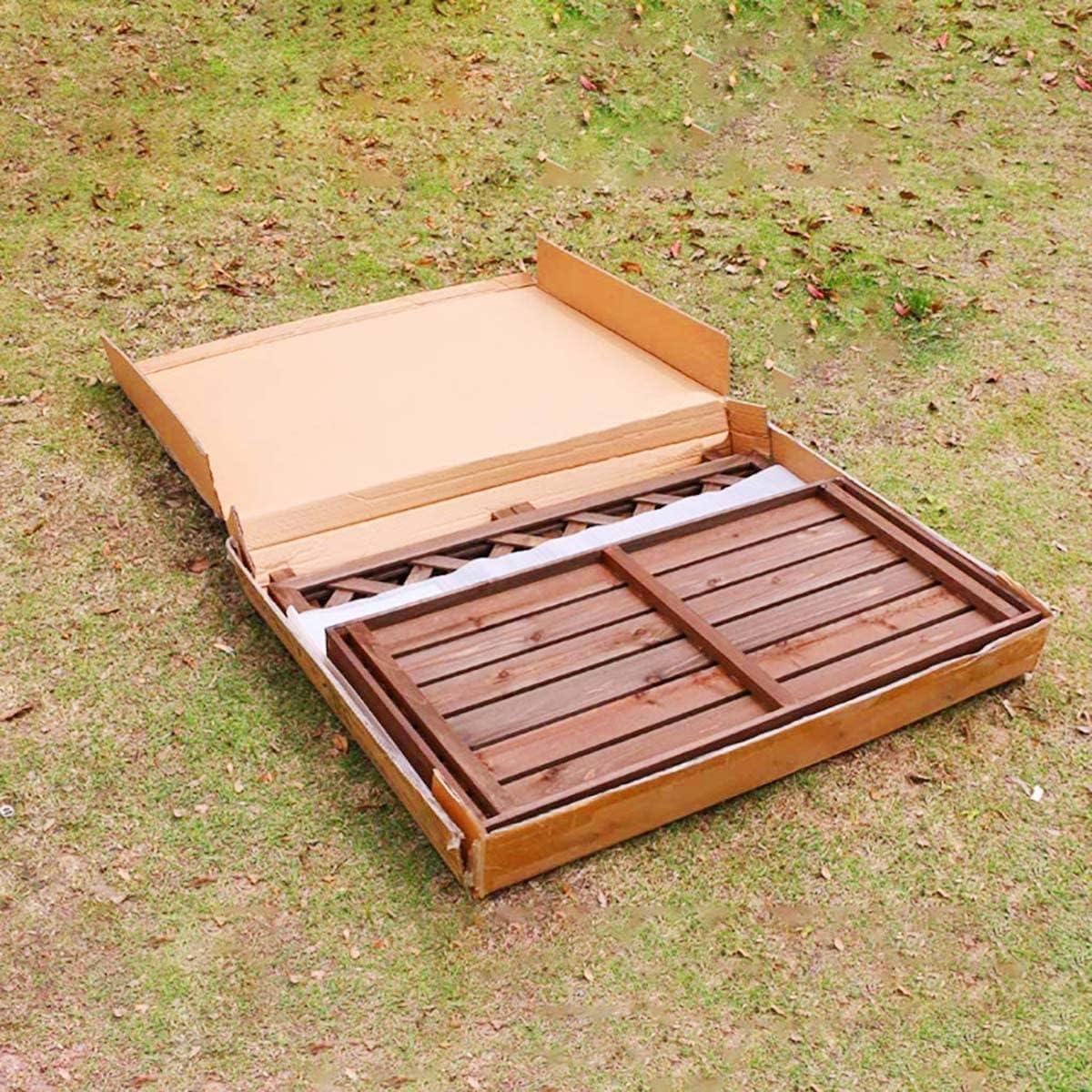 Housse En Bois Massif Pour Climatiseur – Volet De Protection Pour Pompe à Chaleur – Grille De Climatisation élégante Pour L'extérieur
