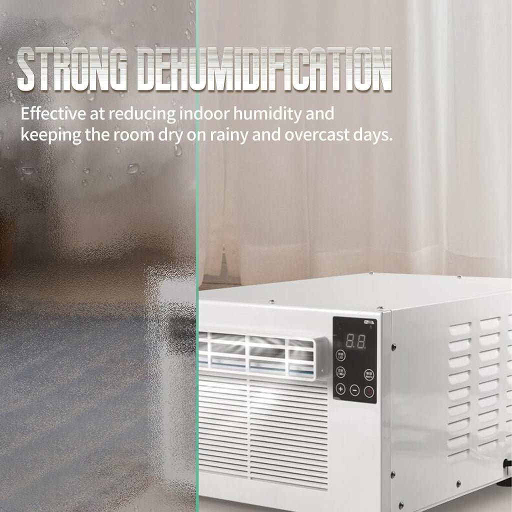  Climatiseur Portable Avec Déshumidificateur, Refroidissement Rapide Compact Mini AC Pour Chambre À Coucher Cuisine Dortoir Maison De Location