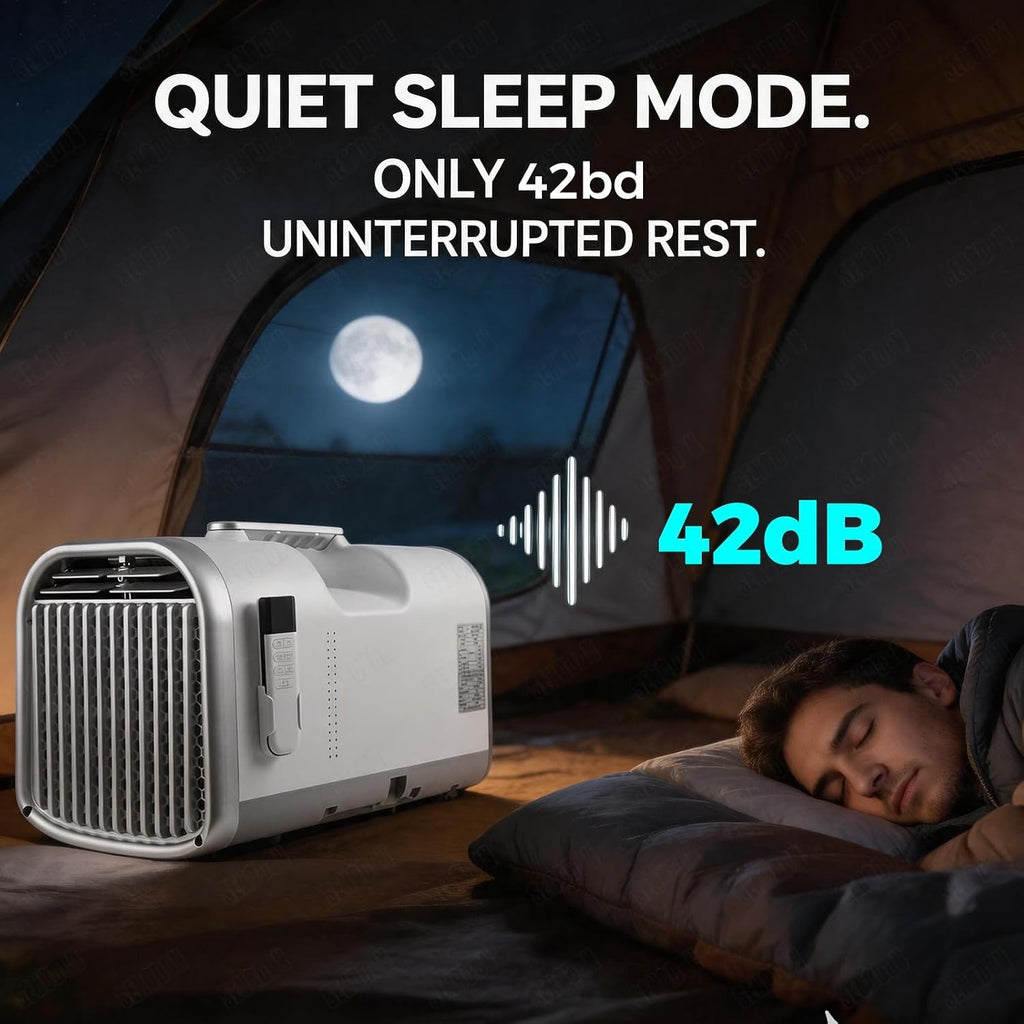  Climatiseur Portable 4400/5100 BTU Tente, Camping-car, Camion, Pêche, Petites Pièces Animaux Compagnie.Unité Climatisation Compacte Pour L'intérieur L'extérieur,voyages Voiture Camp
