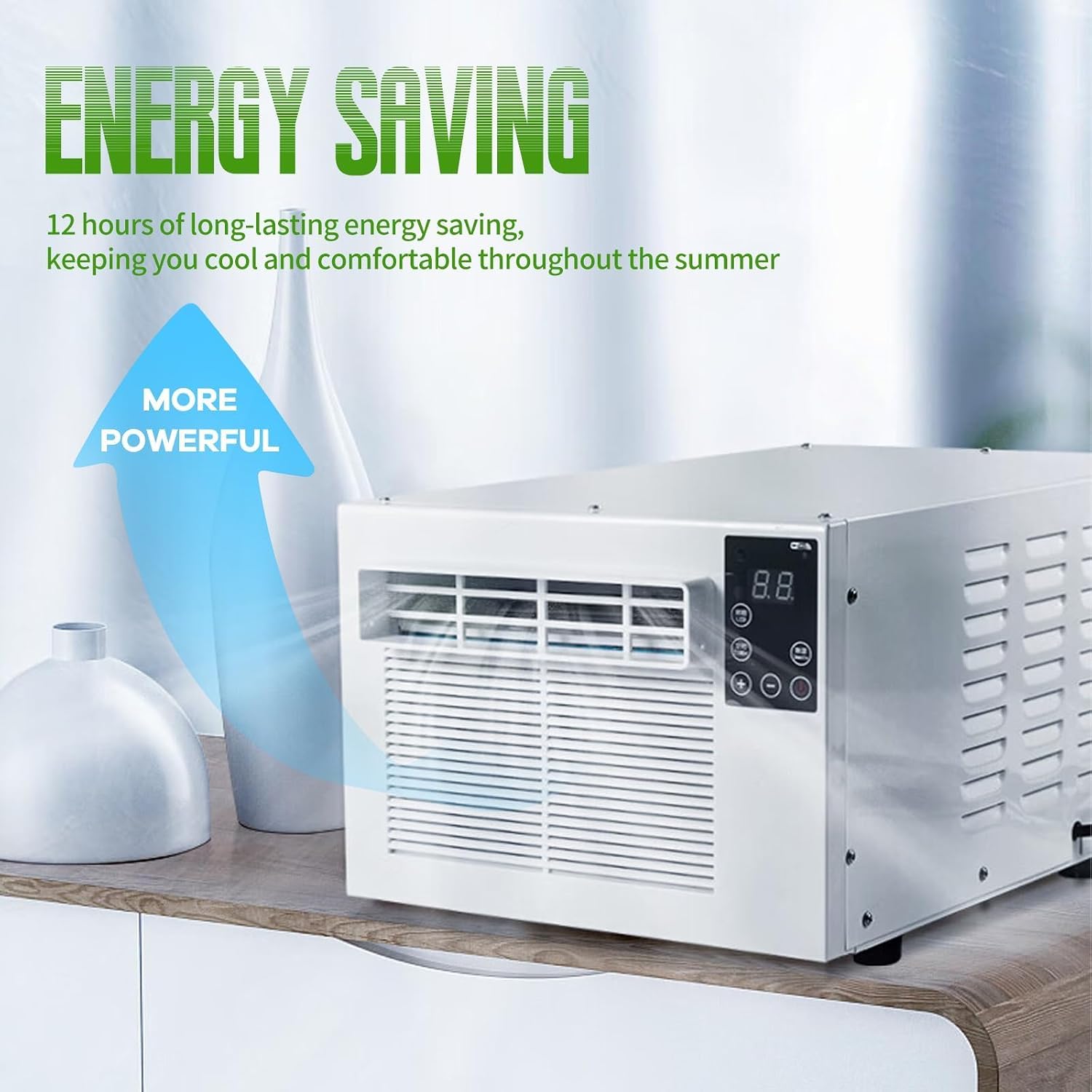  Climatiseur Portable Avec Déshumidificateur, Refroidissement Rapide Compact Mini AC Pour Chambre À Coucher Cuisine Dortoir Maison De Location