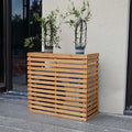  Housse Pour Unité De Climatisation Extérieure – Obturateur Décoratif Résistant Aux Intempéries Pour Climatiseurs Centraux – Dissimule élégamment Votre Unité De Climatisation Extérieure