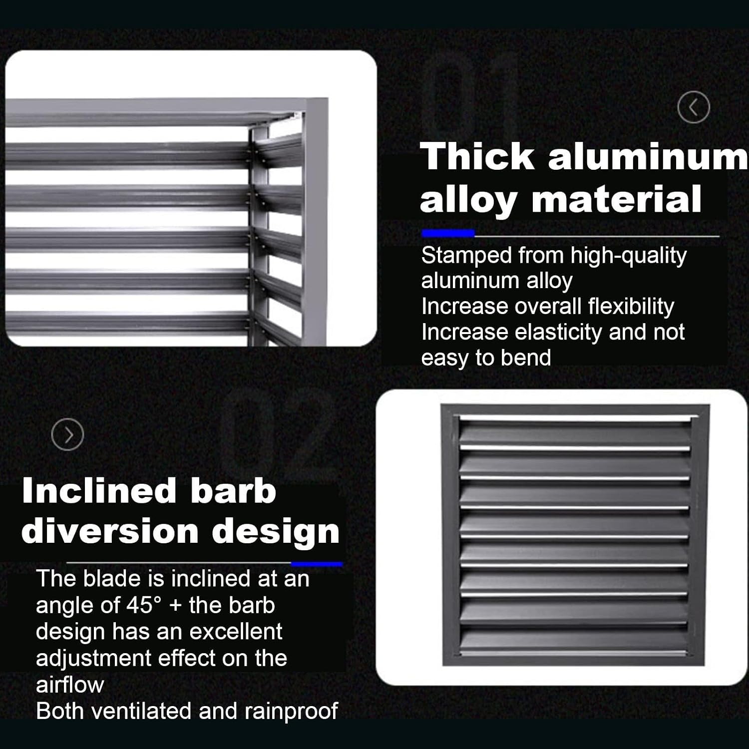 GENERIC Couvercle Robuste En Aluminium Pour Climatiseur | Clôture Antivol Pour Radiateur | Réduction Du Bruit | Boîtier AC Discret Pour Unités Extérieures