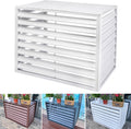 GENERIC Housse De Protection Pour Climatiseur 1,5 P – Boîte Décorative D'extérieur Avec Porte-fleurs, Clôture De Protection Pour Unité De Climatisation Pour Cacher Et Protéger Des éléments Météorologiques