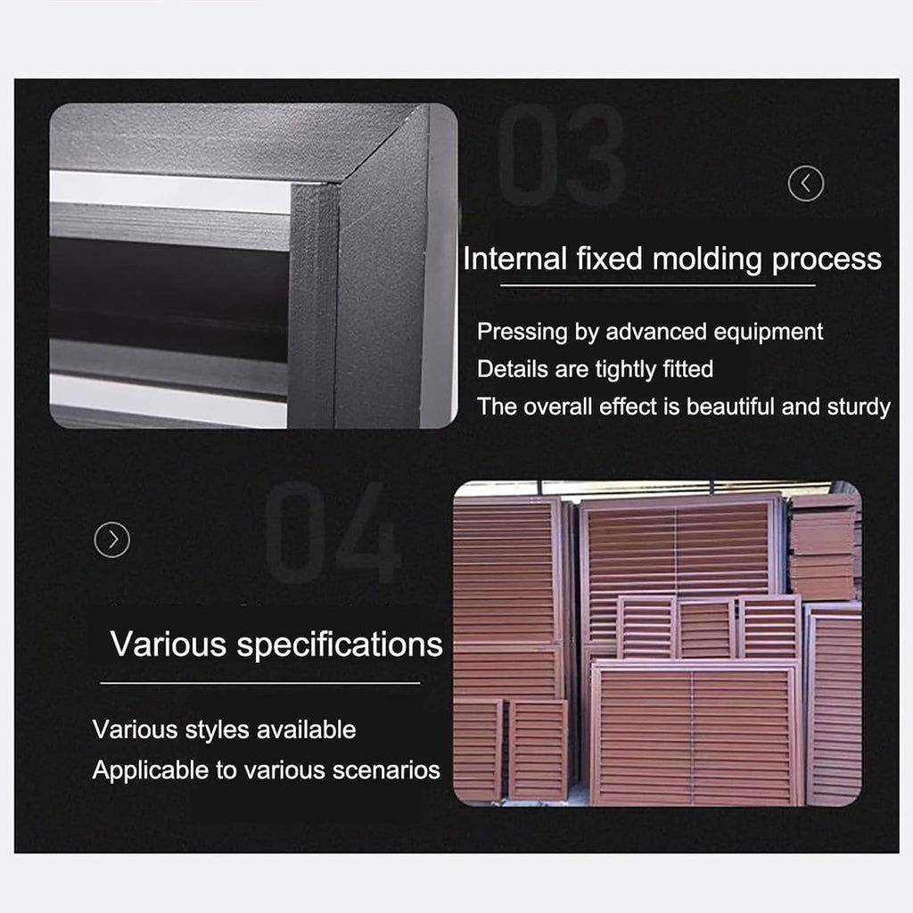 GENERIC Housse De Protection En Aluminium Pour Climatiseur Extérieur Et Pompe à Chaleur Pour Condensateur Et Radiateur - Résistante Aux Intempéries - Gris - Design Durable Et élégant