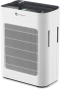  DR.PREPARE Purificateur D'air Maison, Pet Mode, Double Aspiration, Jusqu'à 100 M², Mode Nuit, Silencieux 20dB, Pré-filtre Lavable, Capteur Intelligent De Qualité D'Air PM2.5, Pour Chambres, Bureaux