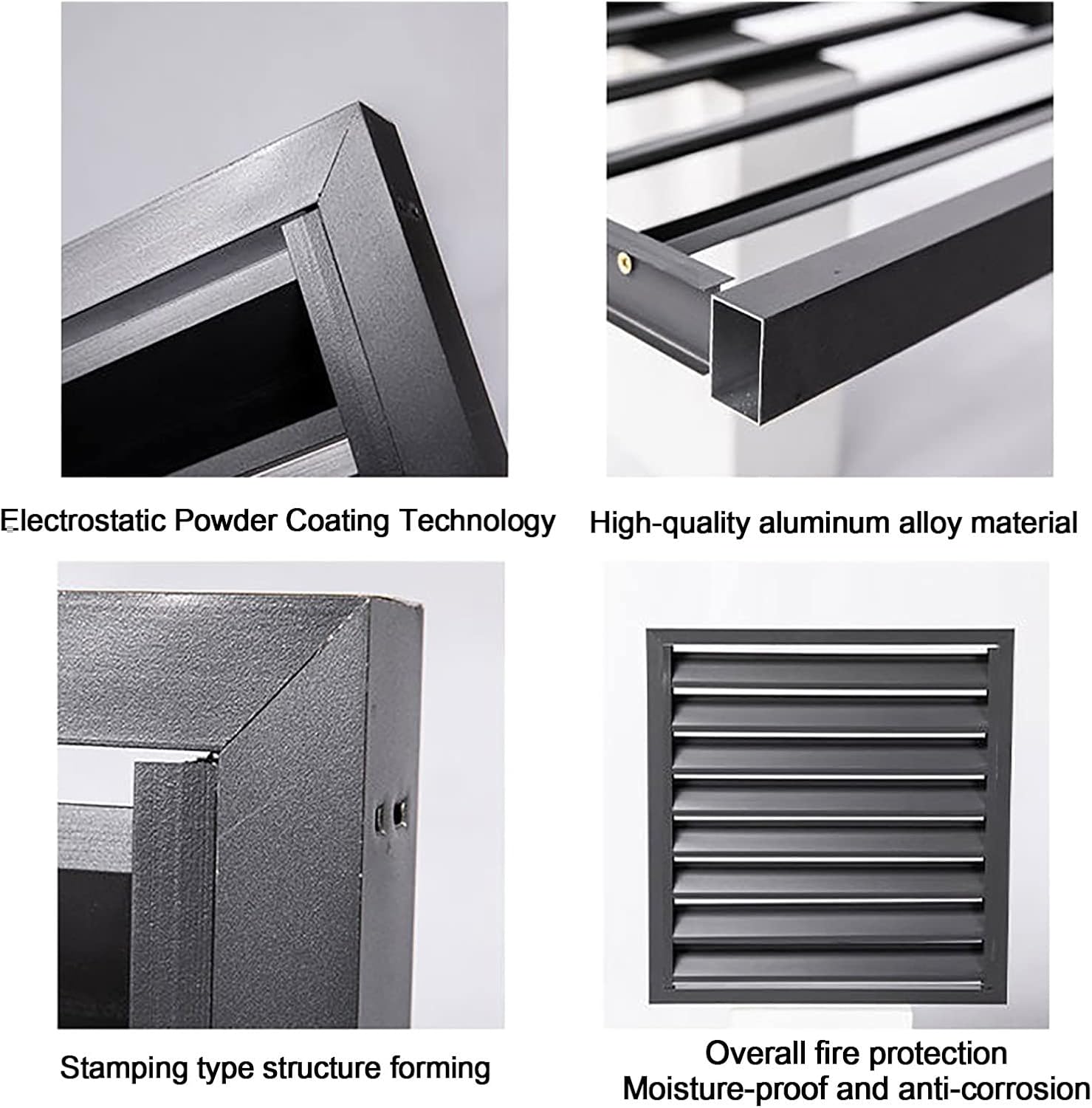  Grille De Protection Extérieure Pour Climatiseurs Et Pompes à Chaleur, Couvercle De Protection En Aluminium Pour Climatiseurs Et Pompes à Chaleur, Boîtier Décoratif Pour