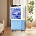 GENERIC Refroidisseur D'évaporation Portable Sans Fenêtre 40L Réservoir 120 Ventilateur Oscillant 3 Vitesses Climatiseur Debout Au Sol à Distance Pour Les Grandes Chambres Extérieures Intérieures Refroidissem
