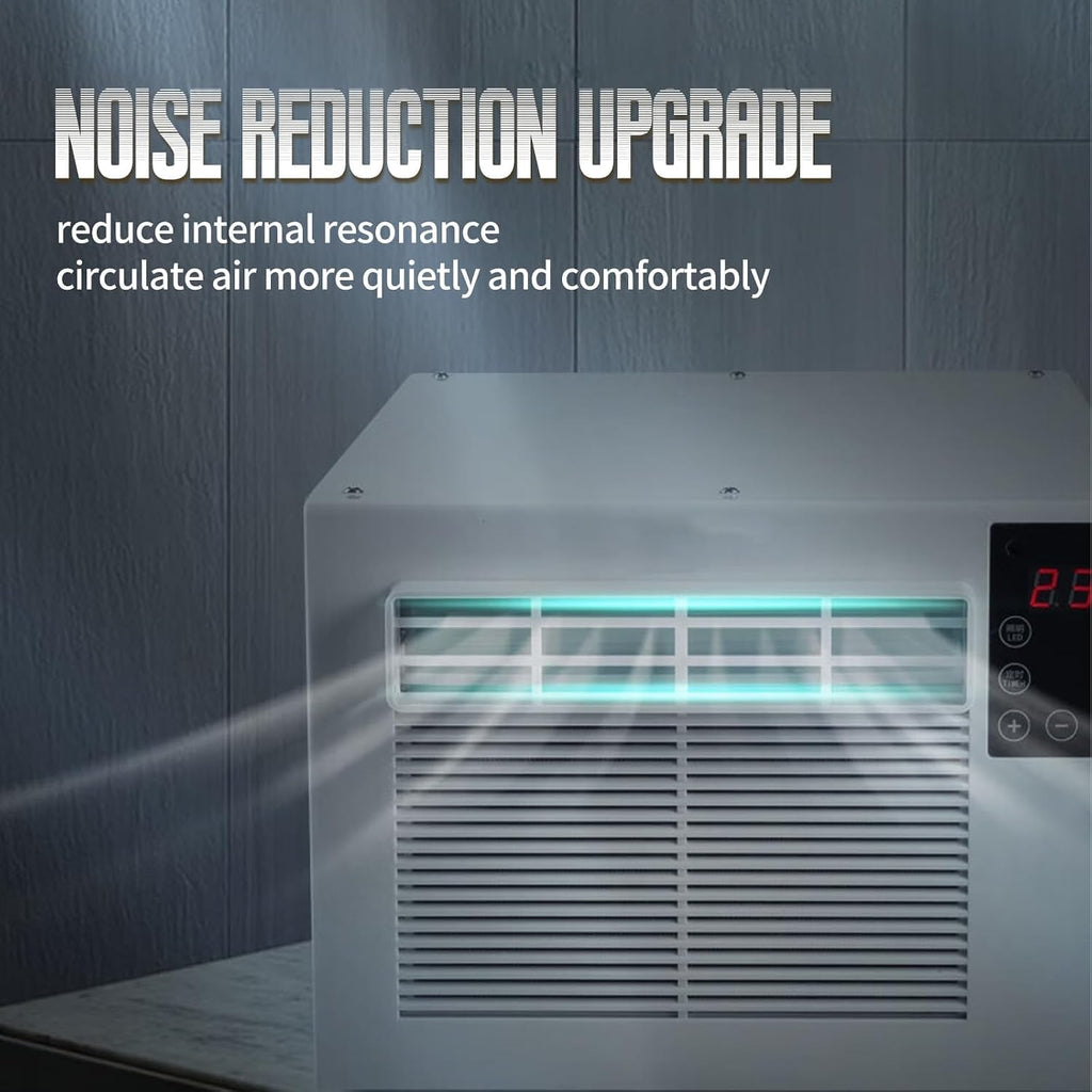  Climatiseur Portable Avec Déshumidificateur, Refroidissement Rapide Compact Mini AC Pour Chambre À Coucher Cuisine Dortoir Maison De Location