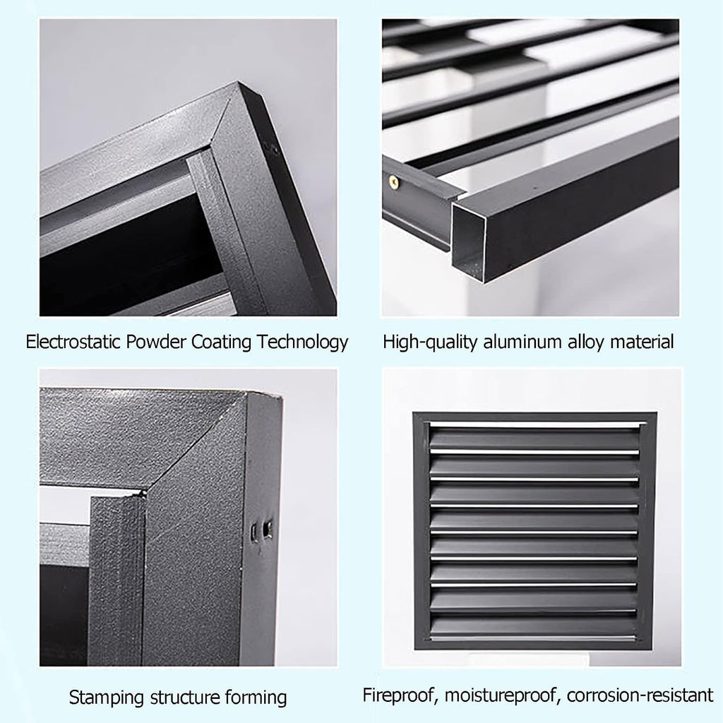 GENERIC Housse De Climatiseur Toutes Saisons Et écran De Clôture D'intimité – Housses Décoratives Antivol Pour Unités Extérieures – Compatible Avec Systèmes Divisés – Protection Et Design élégant