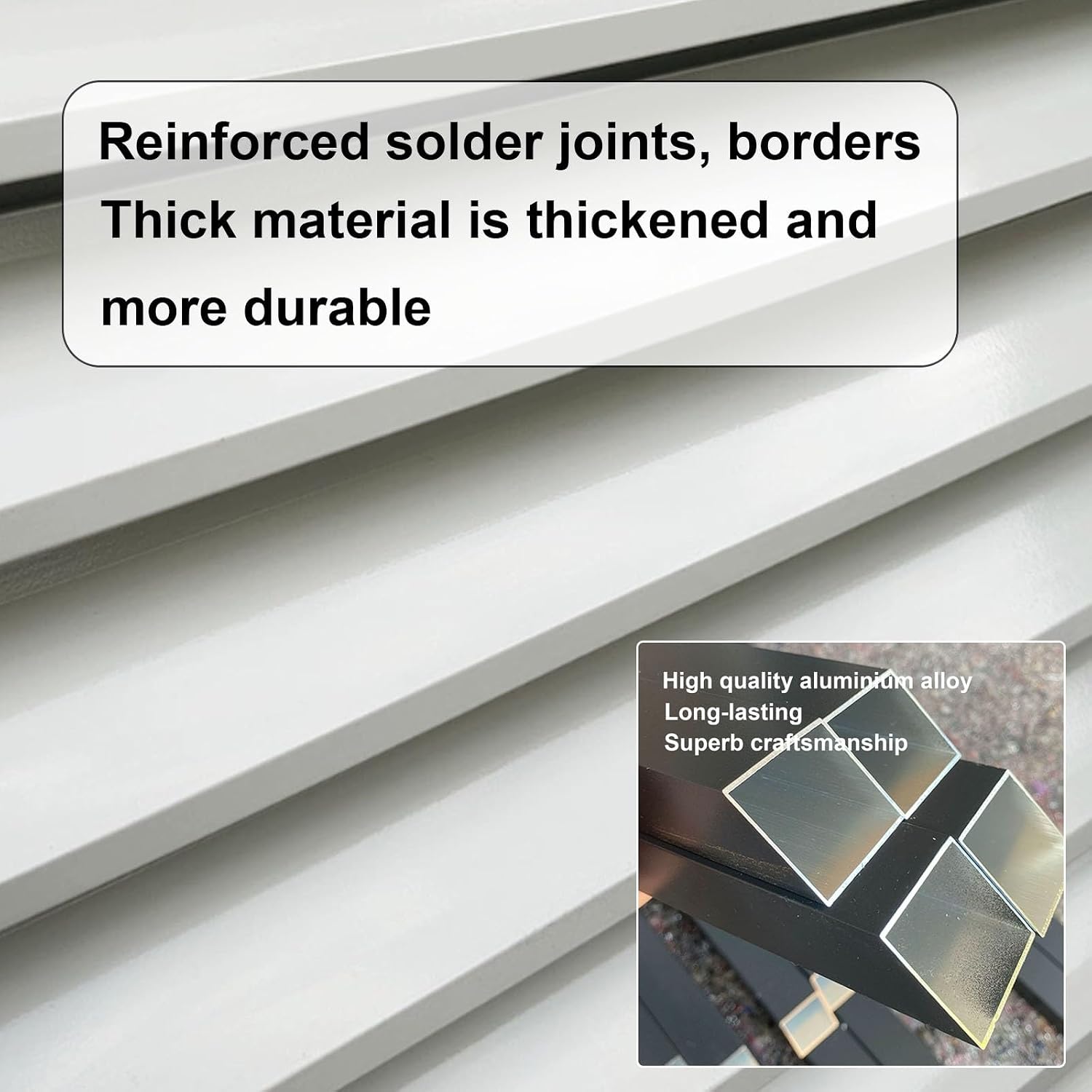 GENERIC Housse De Protection En Aluminium Pour Climatiseur – Protection De Pompe à Chaleur Extérieure, Bouclier D'hiver Pour Unités Extérieures, Matériau Gris, Utilisation En Intérieur/extérieur