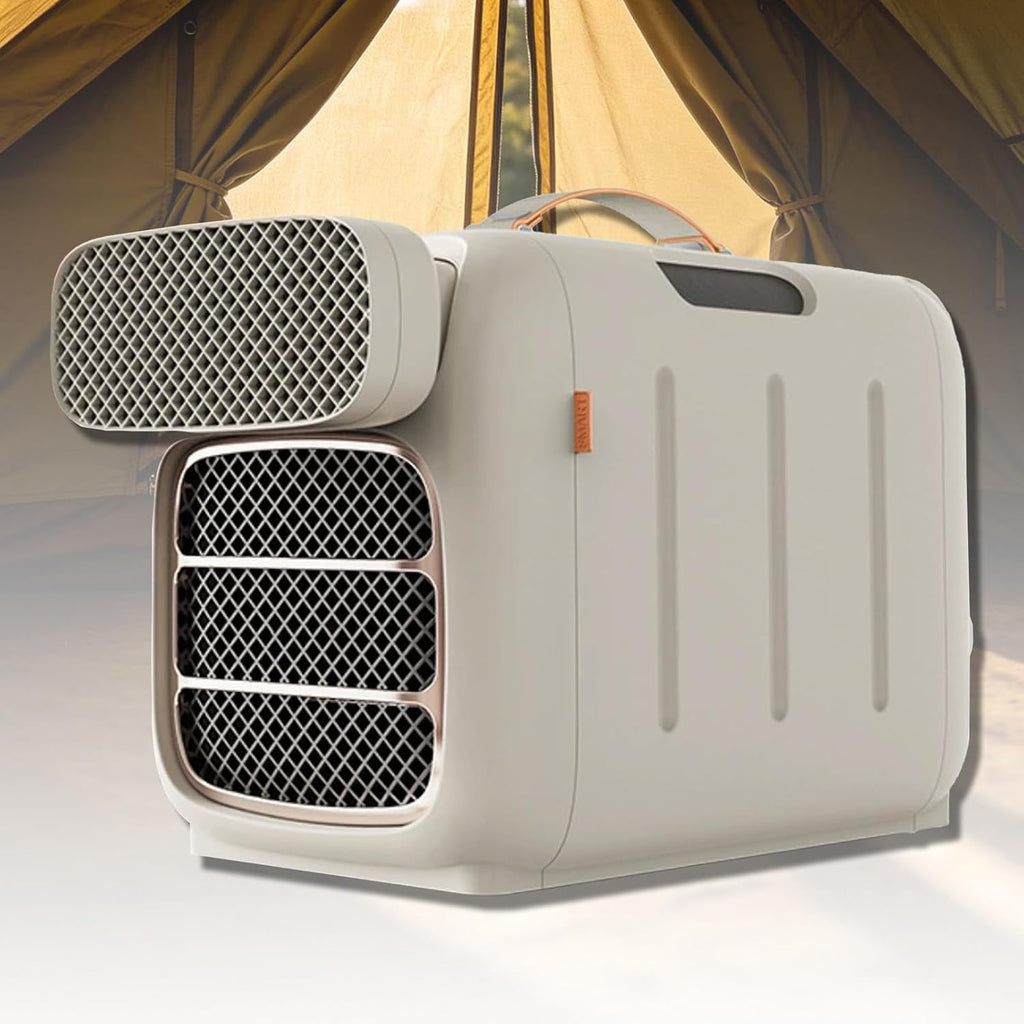  Climatiseur Mobile Sans Évacuation Et Climatiseurs Portables Minuterie 24H Pour 5-13㎡ Idéal Pour Le Sommeil De Nuit Et La Détente En Tente Cooling&HeatingwithSpeakerVersion-220V
