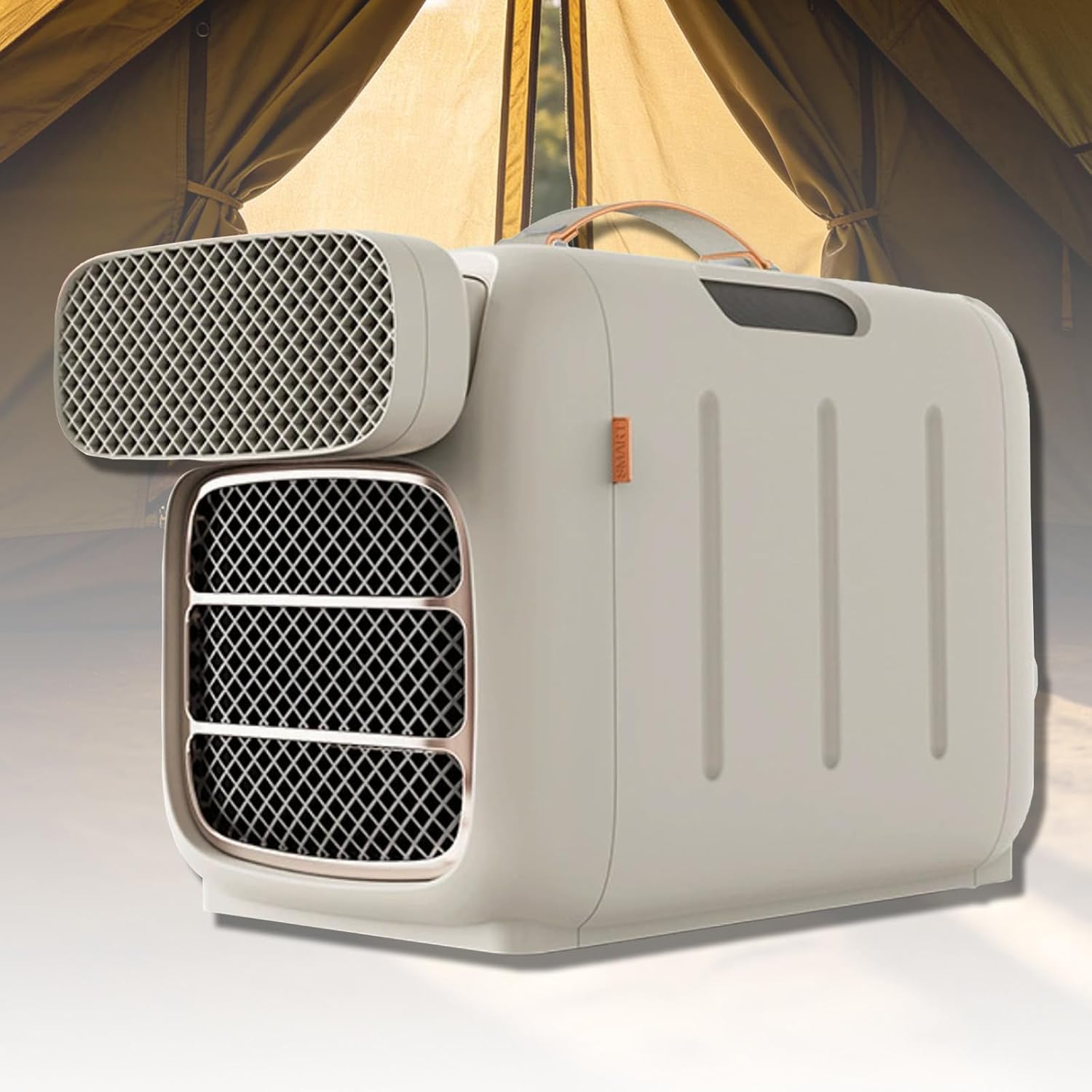  Climatiseur Mobile Sans Évacuation Et Climatiseurs Portables Minuterie 24H Pour 5-13㎡ Idéal Pour Le Sommeil De Nuit Et La Détente En Tente Cooling&HeatingwithSpeakerVersion-220V