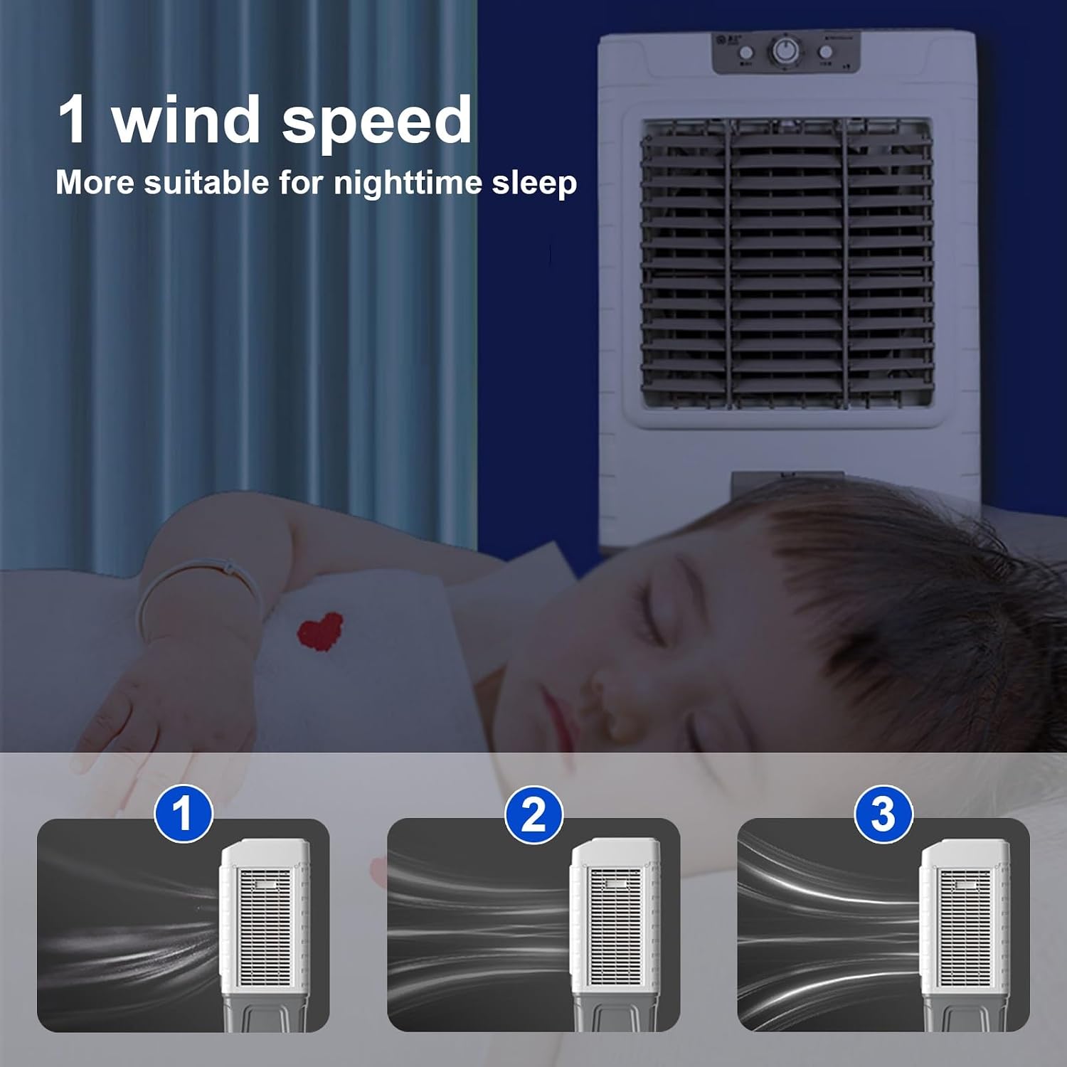 Générique Climatiseur Portable, Ventilateur Et Déshumidificateur 3 En 1, Réservoir D'eau De 30 L, 4 Roues, Pour La Maison Ou Le Bureau (Unique Couleur S)