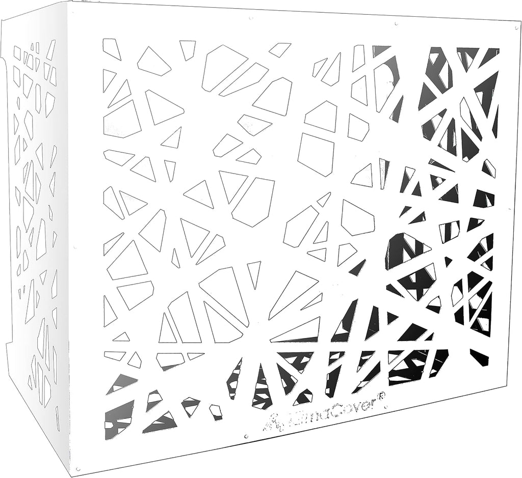 Cache Moteur Climatiseur Extérieur Klima Cover Glam Blanc L96 X P52 X H82