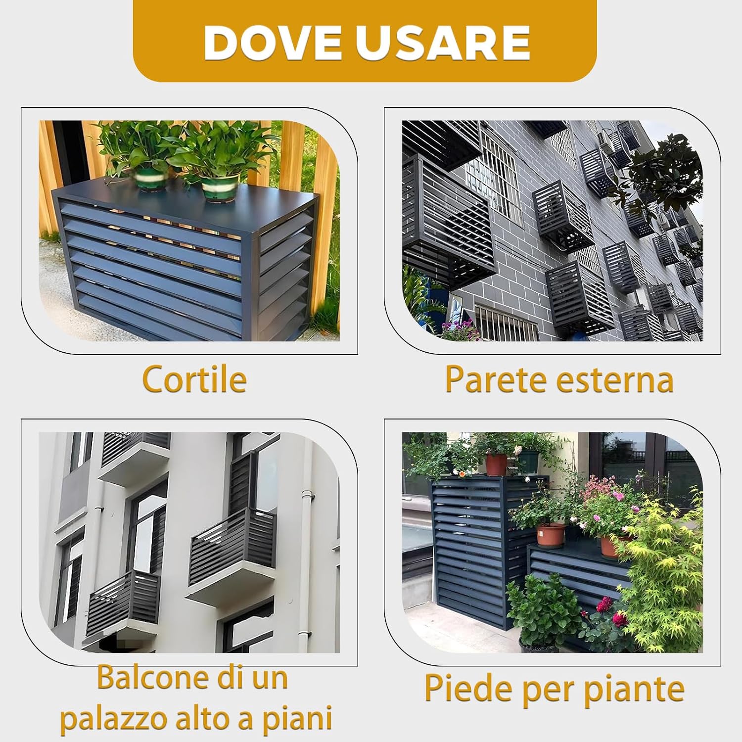  Housse Imperméable Pour Climatiseur – Protection De L'unité De Pompe à Chaleur 1,5P (L100W50H70) – Housse De Protection Pour Unité De Climatisation Extérieure – Bouclier Résistant Aux Intempéries Pour