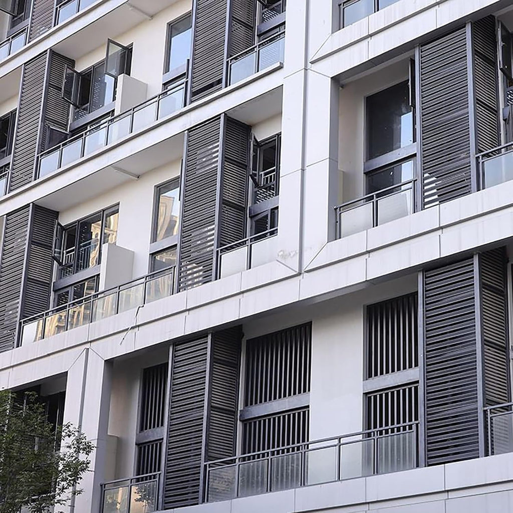 GENERIC Housse De Protection En Aluminium Pour Climatiseur Et Pompe à Chaleur, Condensateur Et Radiateur Résistant Aux Intempéries Pour Unités Extérieures, Design élégant Et Durable (blanc)