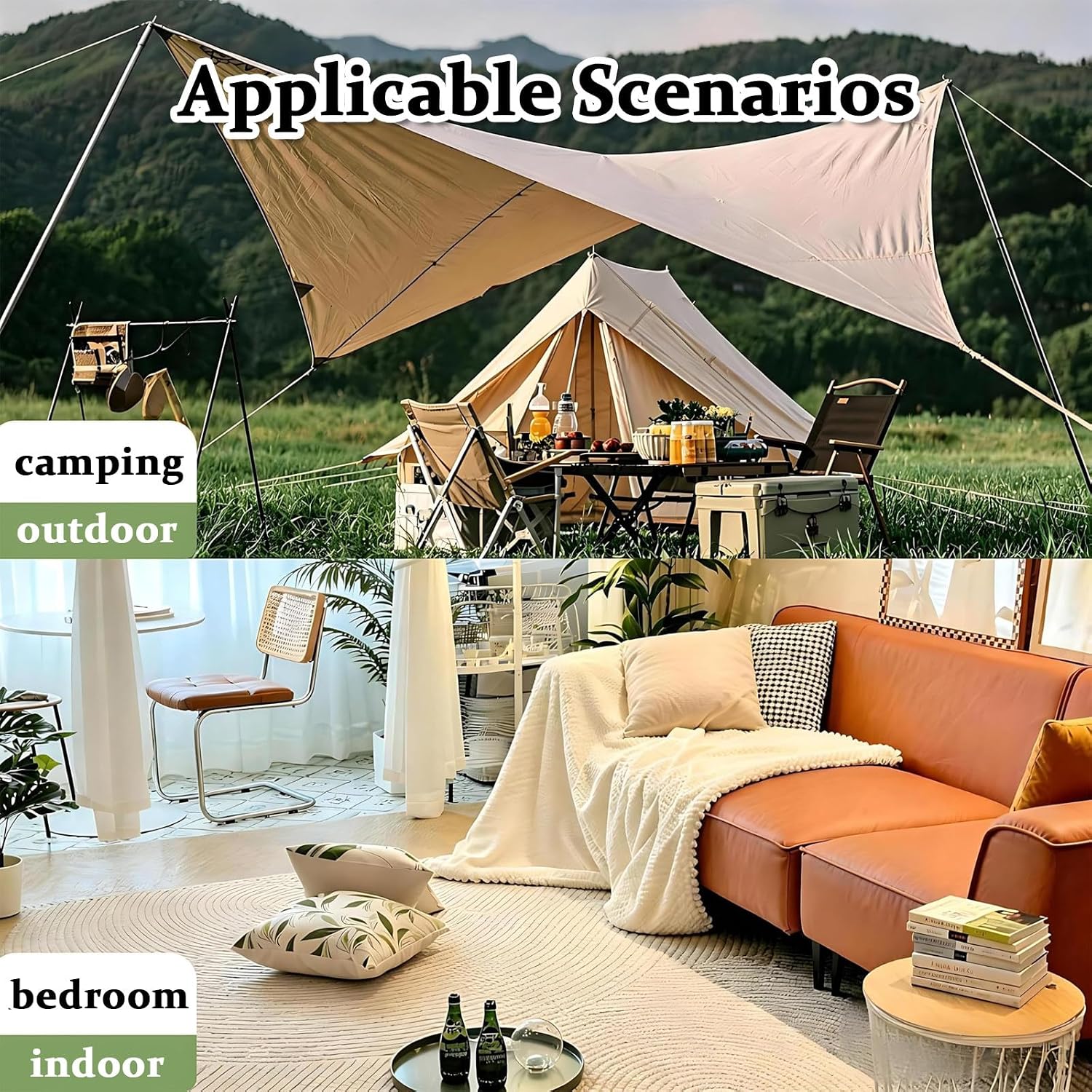  Climatiseur Mobile Sans Évacuation Et Climatiseurs Portables Minuterie 24H Pour 5-13㎡ Idéal Pour Le Sommeil De Nuit Et La Détente En Tente Cooling&HeatingwithSpeakerVersion-220V