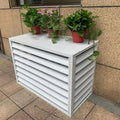 GENERIC Housse De Protection Imperméable Pour Climatiseur Extérieur - Protection Décorative Pour Climatisation - Empêche Les Débris Et Les Dommages Causés Par Les Intempéries - Solution De Rangement élégante