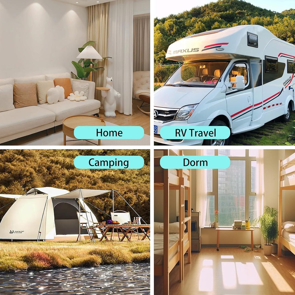  Climatiseur Portable Avec Déshumidificateur, Refroidissement Rapide Compact Mini AC Pour Chambre À Coucher Cuisine Dortoir Maison De Location