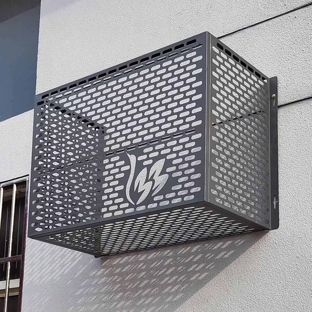 GENERIC Housse En Aluminium Pour Climatiseur Extérieur Et Support De Fleurs, Clôture Résistante Aux Intempéries Pour Unités Extérieures, Protection élégante, Dimensions : 109 X 56 X 80 Cm, Couleur : A3