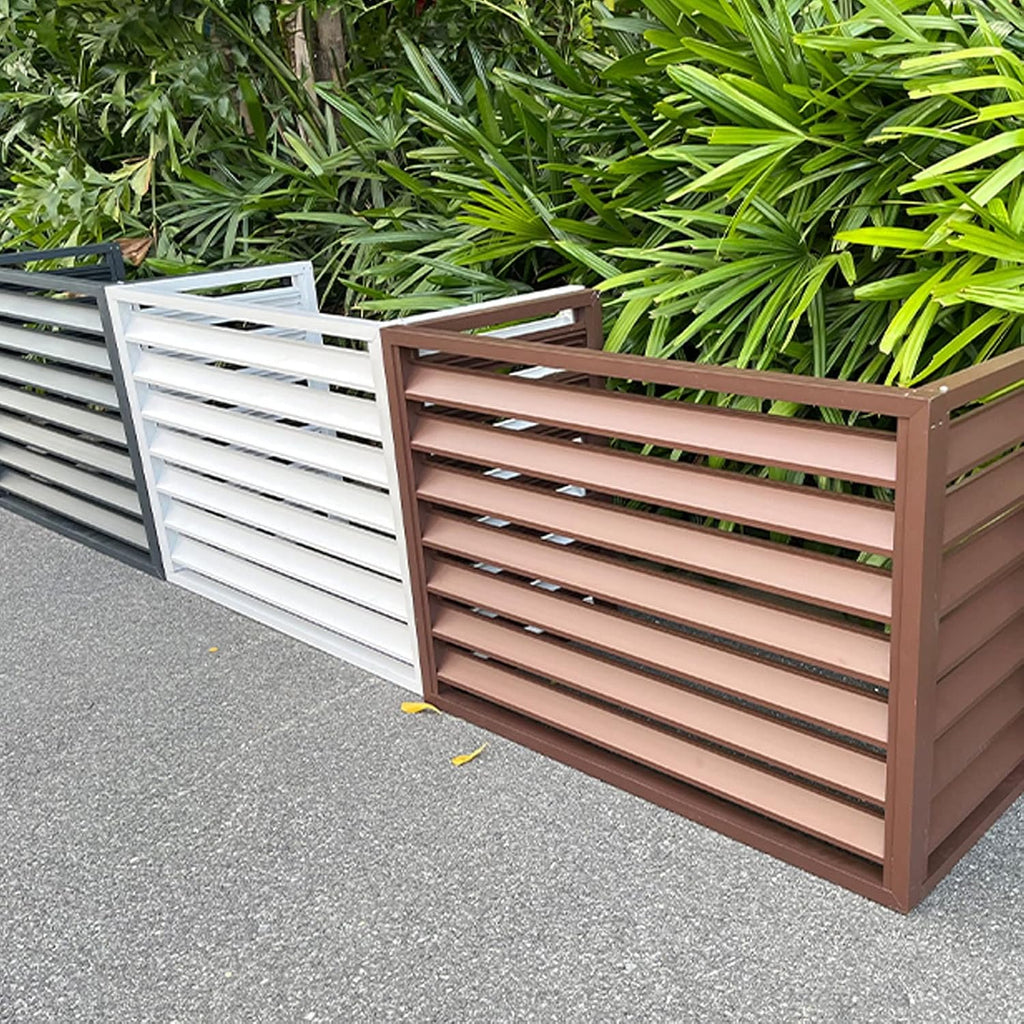  Housse De Protection Imperméable Et Anti-poussière Pour Climatiseur Extérieur - Réduction Du Bruit - Matériau Extérieur Résistant Aux Intempéries - Convient Aux Unités Extérieures Standard